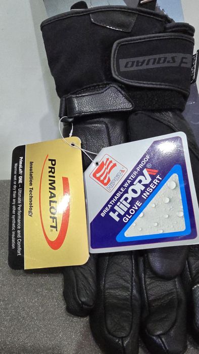 Mănuși moto atv piele/textil Squad XL