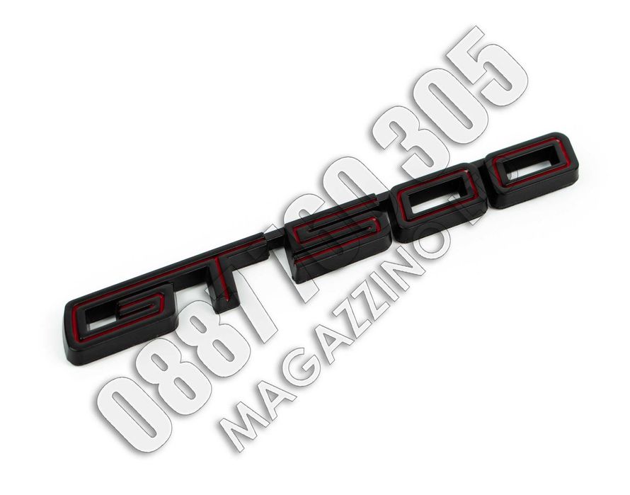 Емблема Мустанг GT 500 за Калник или задна броня Mustang Shelby GT500