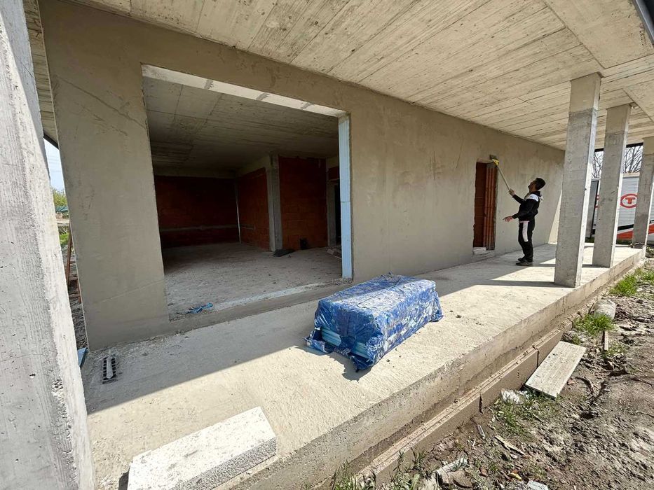 Машинни мазилки - турбозол,  (монофазна машина)