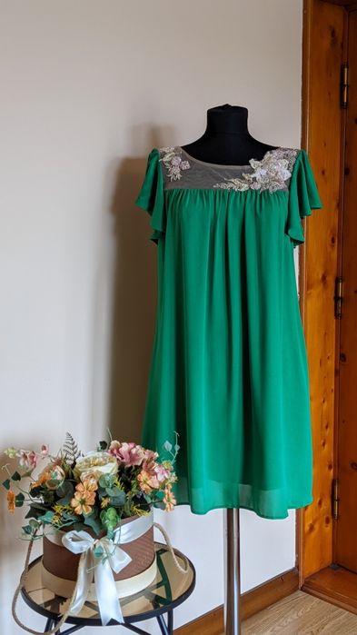 Rochie de ocazie elegantă verde