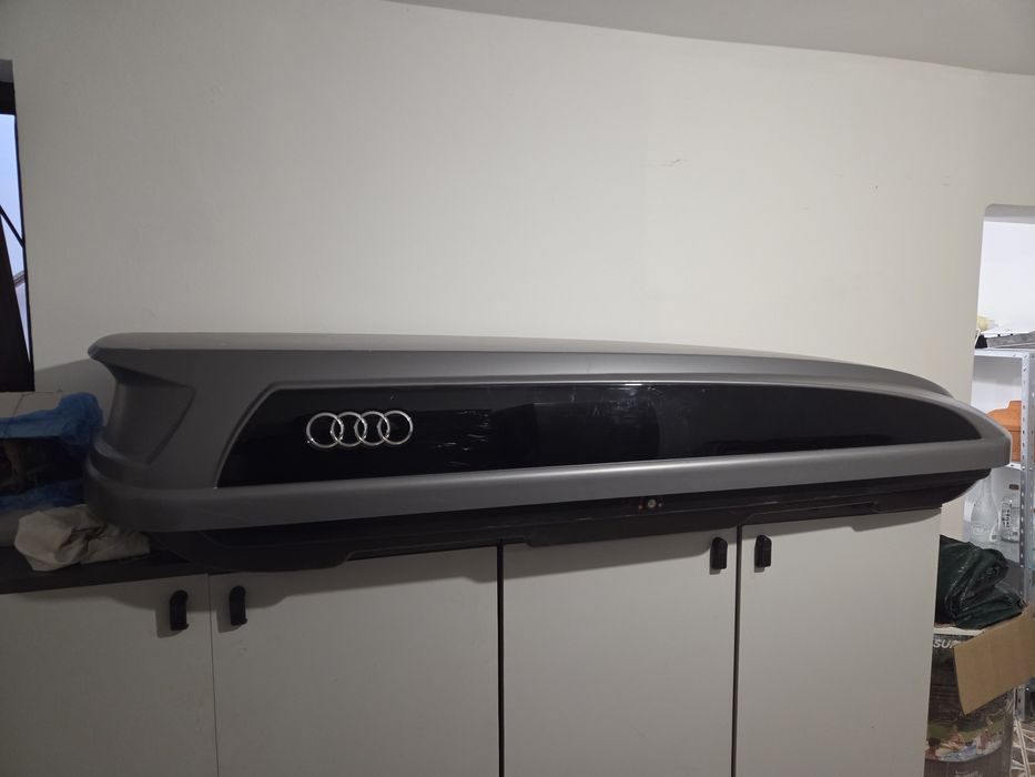Portbagaj original Audi + bare transversale + 2 sup bicicleta thule