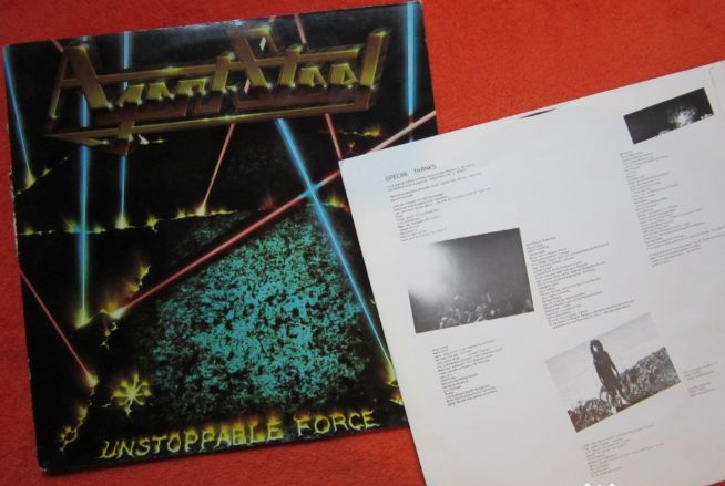 vinil Agent Steel Unstoppable Force,Mad Locust Rising UK & Holland
