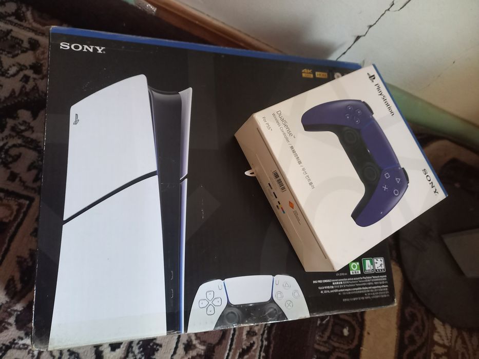 PS5 slim ideal tiniq 2 original djoystik bor o'yinlar yozilgan