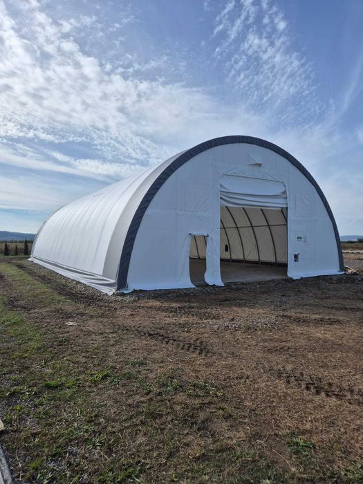 Cort semirotind pentru depozitare