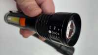 lanterna Police XHP50 metalica putere foarte mare zoom acumulator