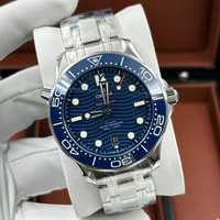 Omega Seamaster Diver Blue Dial Silvered