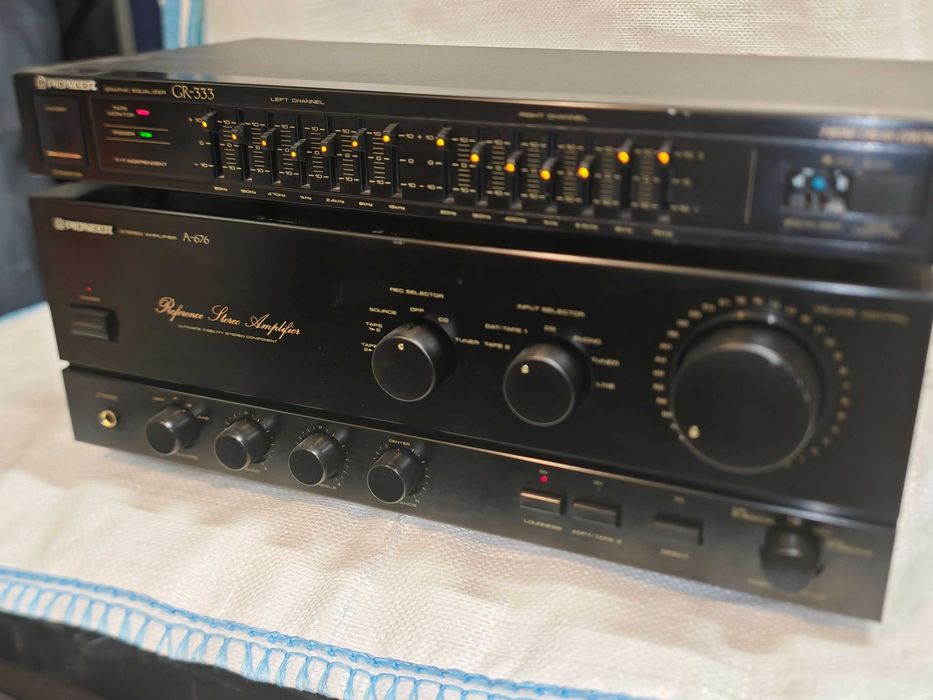 Pioneer A-676 + Pioneer GR-333