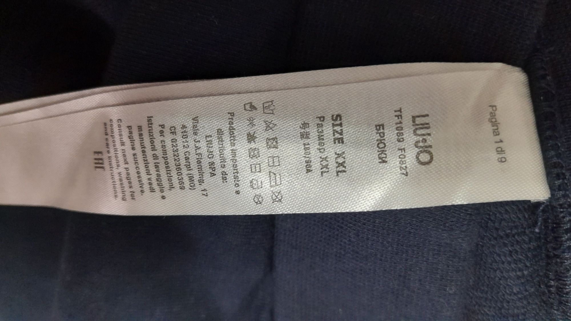 Pantaloni LIU JO culoare bluemarin XXL