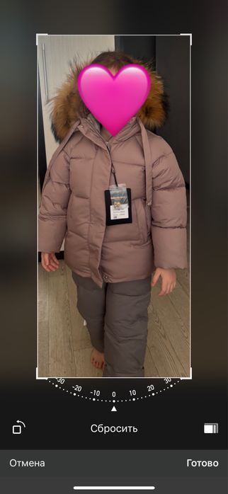 Продам НОВЫЙ зимний Комбинезон на девочку 104