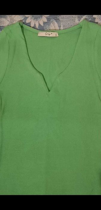 Блузка -боди, новая. 2 цвета зеленая и голубая