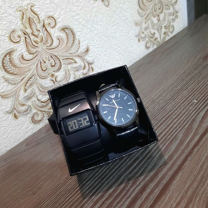Часы Nike и Emporio armani