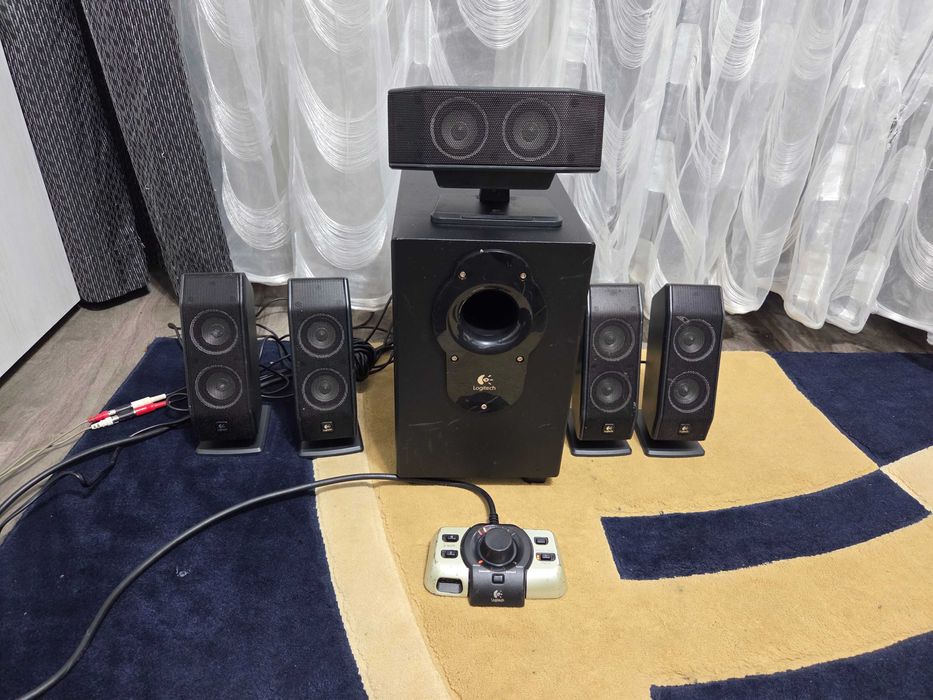 Sistem Audio 5.1 Logitech G51 Boxe Active Audio 5.1 Pentru Calculator