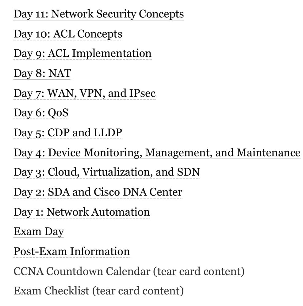 Carte 31 Days before your CCNA 200-301 Exam format pdf