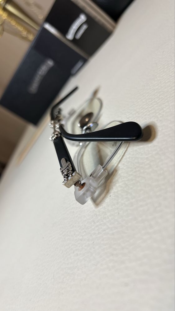 Chrome Hearts Evagilist 925 argin pur rame de ochelari noi