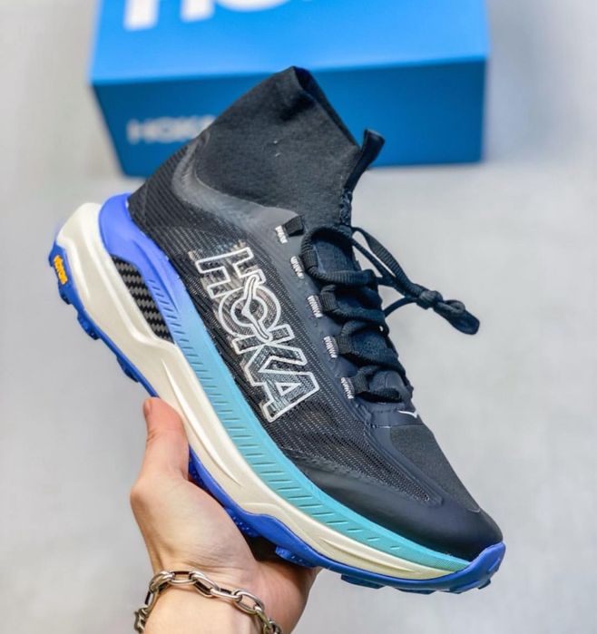 Мъжки маратонки за бягане HOKA Tecton X 3 black blue