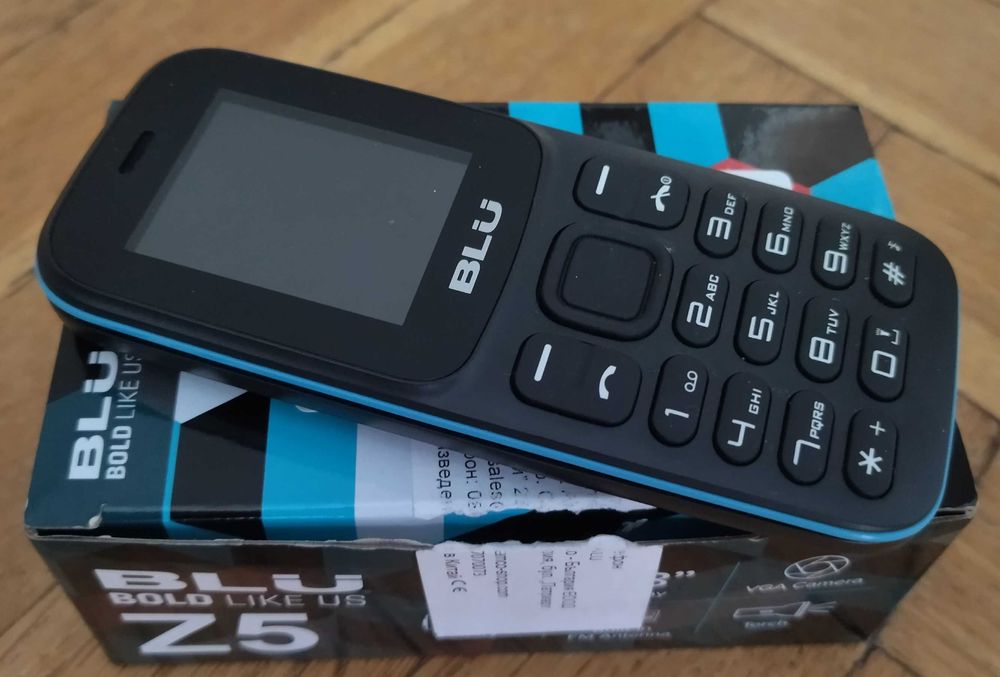 Мобилен телефон BLU Z5, Dual Sim, Меню на Български (НОВ в Гаранция)