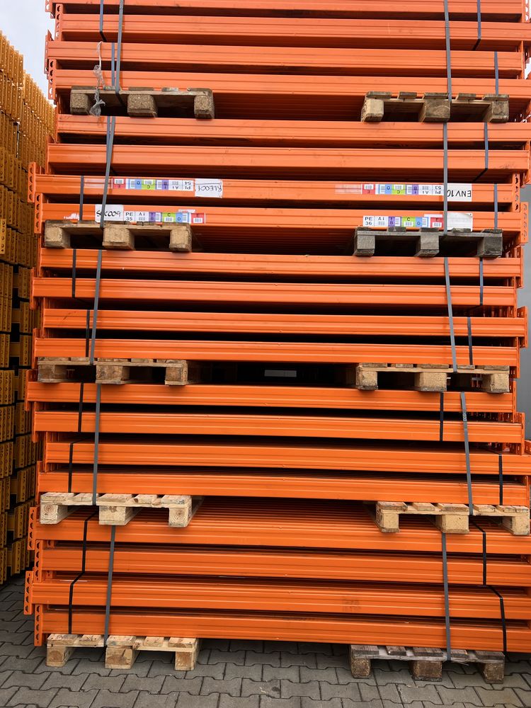 Rafturi metalice industriale pentru paleti cu gratare sau plasa