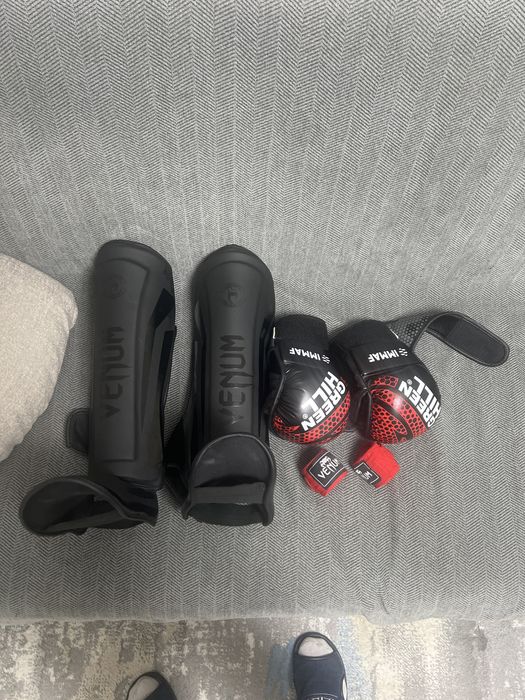 ММА щитки и перчатки