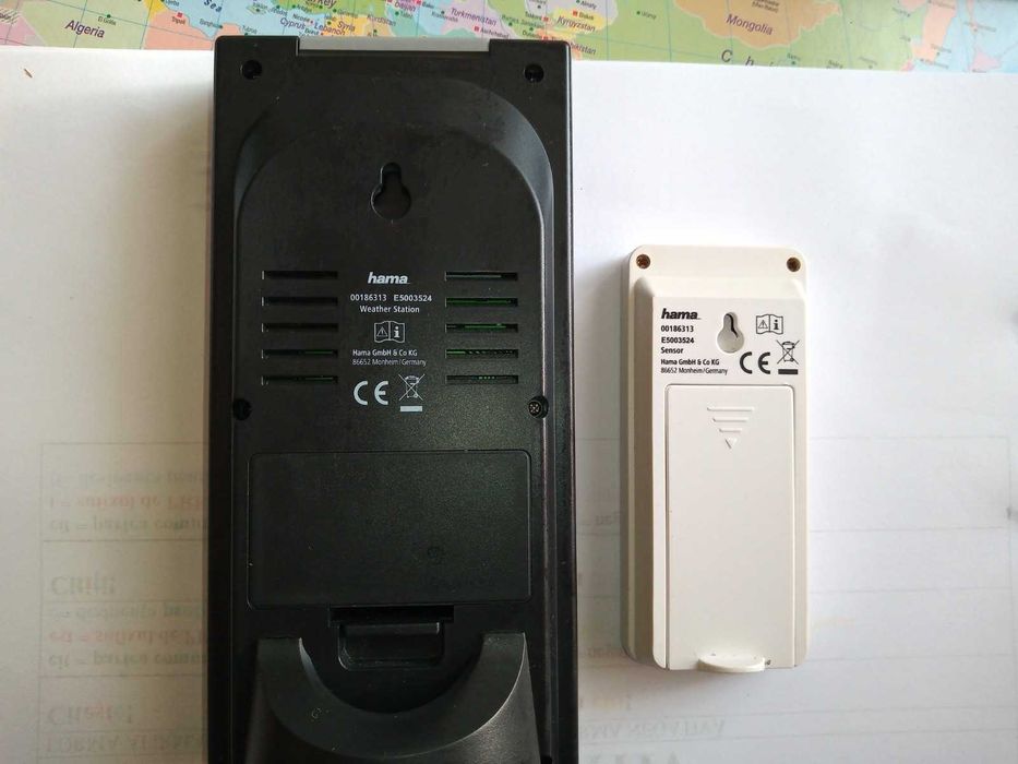Stație meteo electronică Hama „EWS-165”, negru