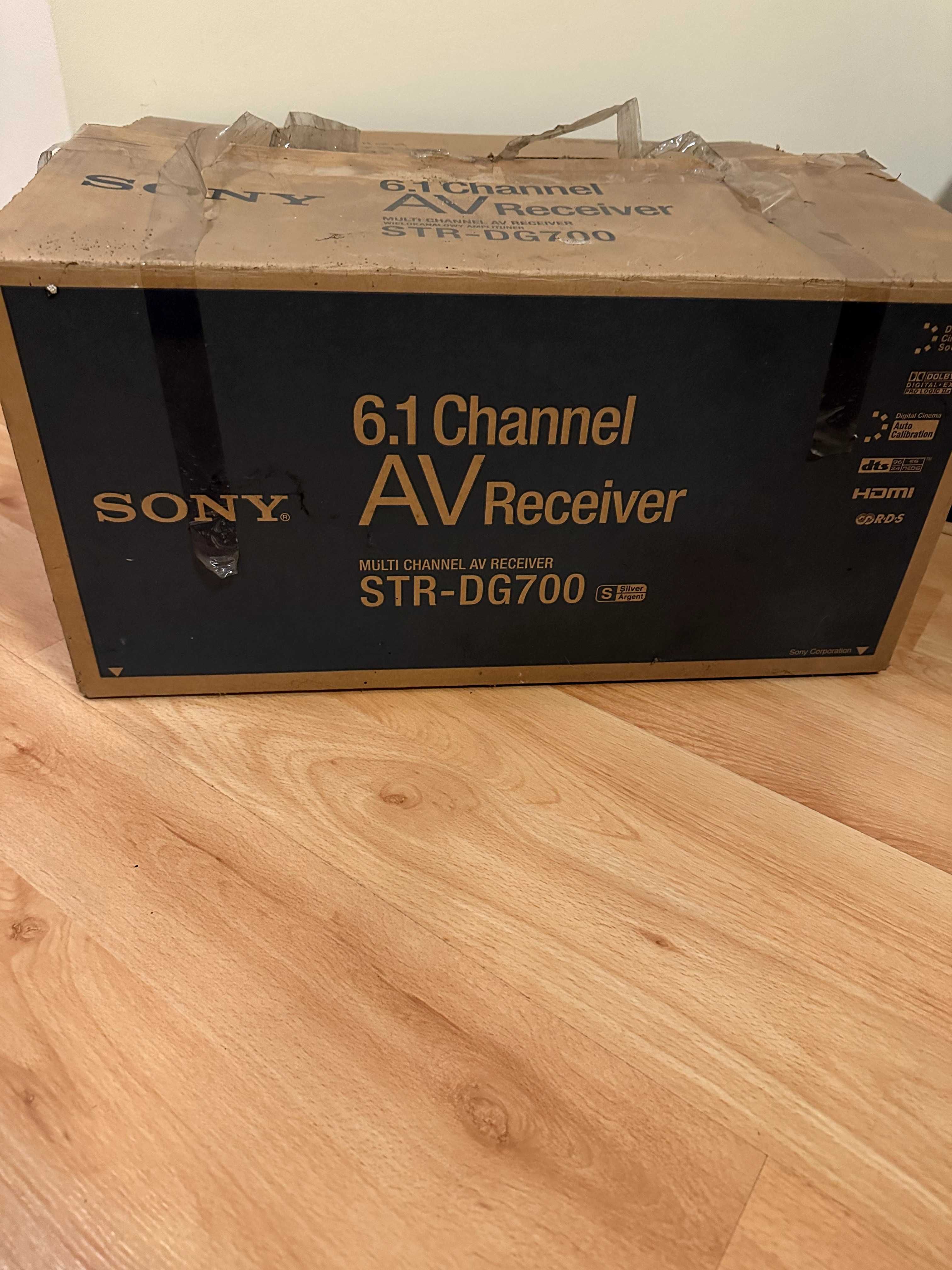AV Ресивър Sony STR-DG700 с оригинална кутия и дистанционни – отличен!