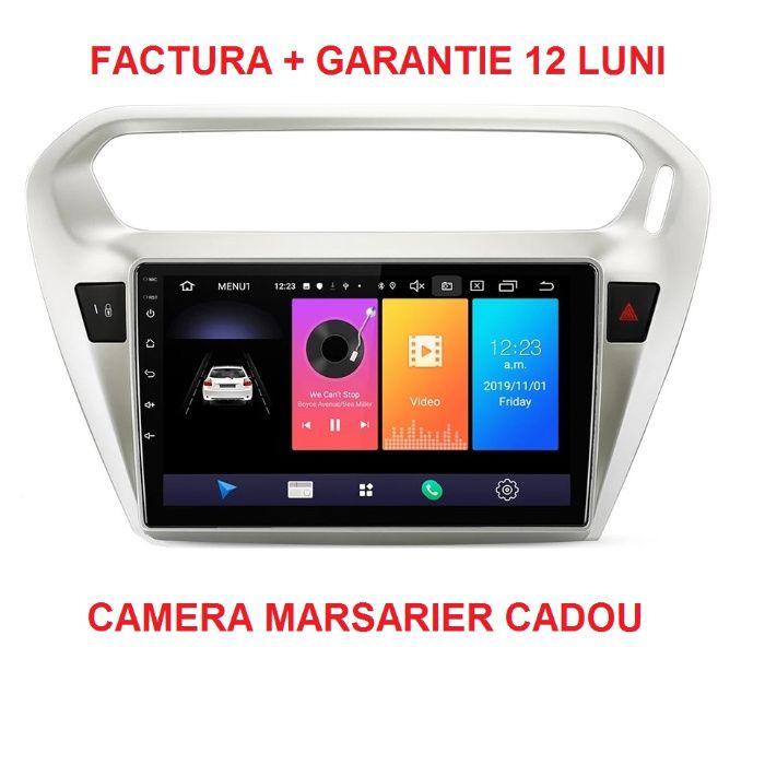 Navigatie Gps Peugeot 301 Citroen C-Elysee , Android Nou , Garantie