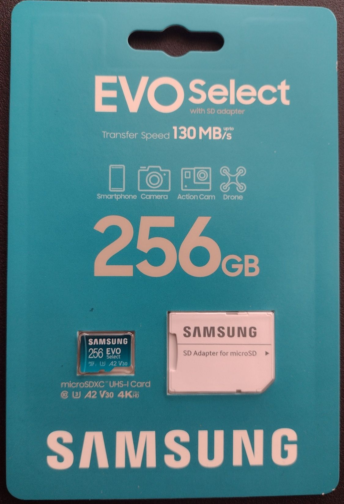 Оригинална SD карта Samsung EVO Select 256 GB