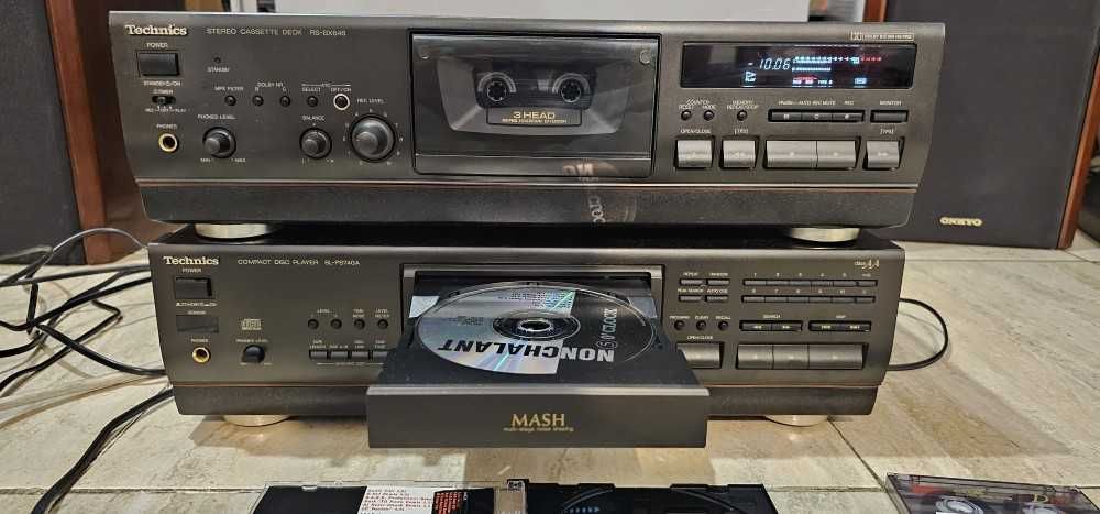 Cd player Technics SL-PS740 sau Deck Technics RS-BX646 Direct Drive!