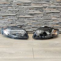 Faruri LED Dayline compatibile cu Audi A4 B7 (04-08) Black