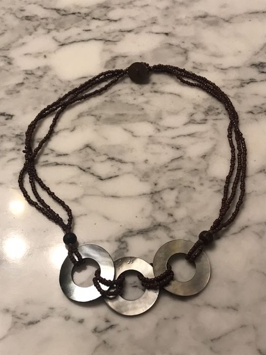 Комплект колие и гривна от СЕДЕФ