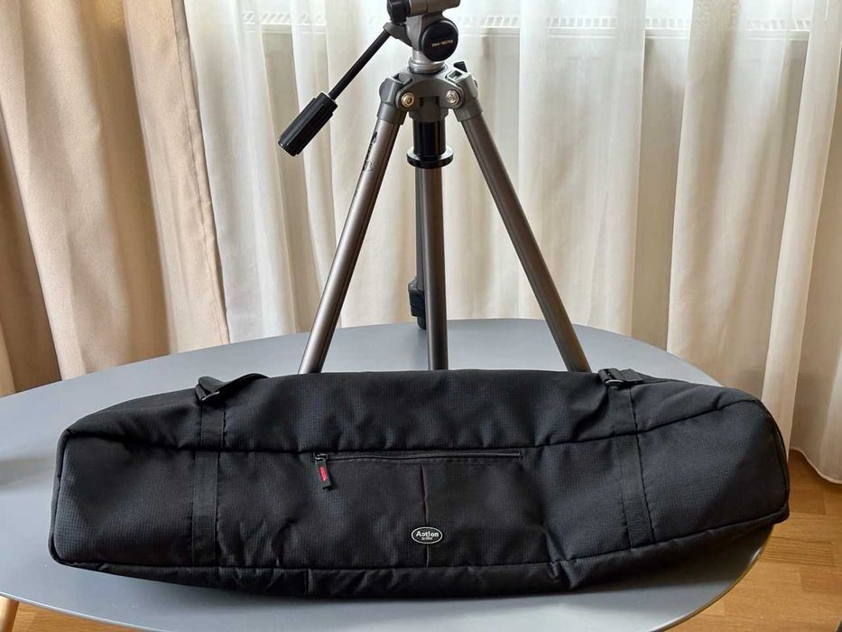 Trepied Velbon Sherpa 200R, cap PH-157Q 3-Way + Geanta Transport Dorr