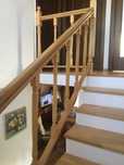 Scari interioare cu balustradă