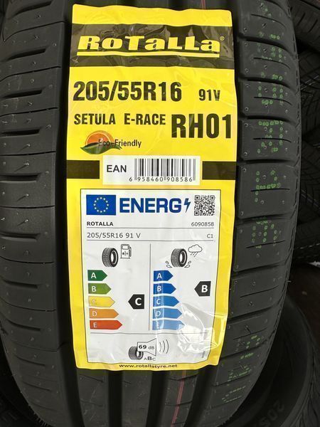 Нови летни гуми ROTALLA SETULA E-RACE RH01 205/55R16 91V НОВ DOT