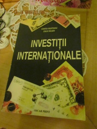 Vand cartea Investitii internationale de Costea Munteanu, Calin Vaslan