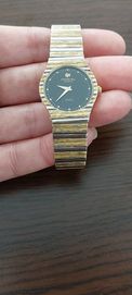 Raymond Weil 18k Gold SWISS Quartz Black Dial Gold Tone Ladies Watch 8