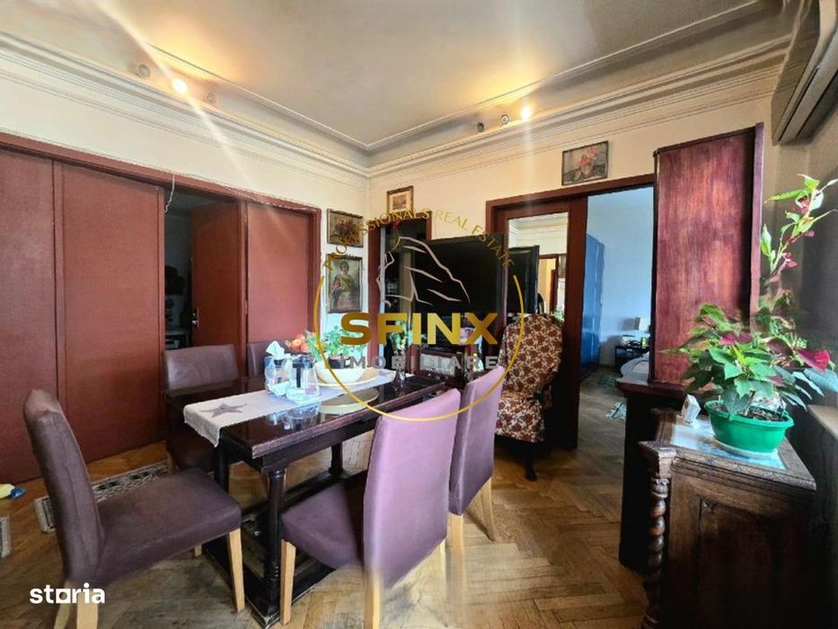 Apartament 4 camere, etajul 2, bloc interbelic fara  risc,  in zona Ma