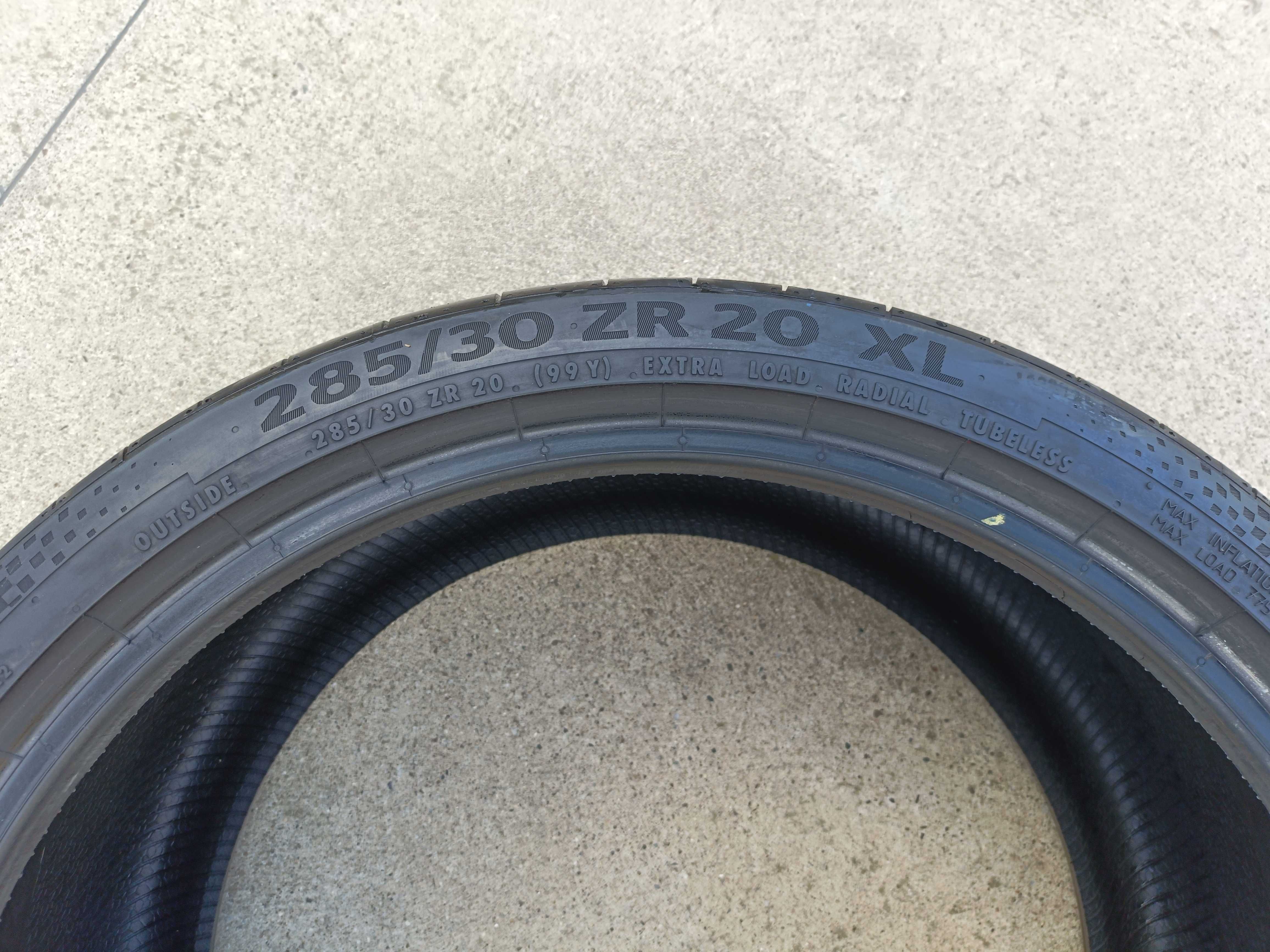 Doua anvelope de vara 285 30 20 continental sportcontact 6