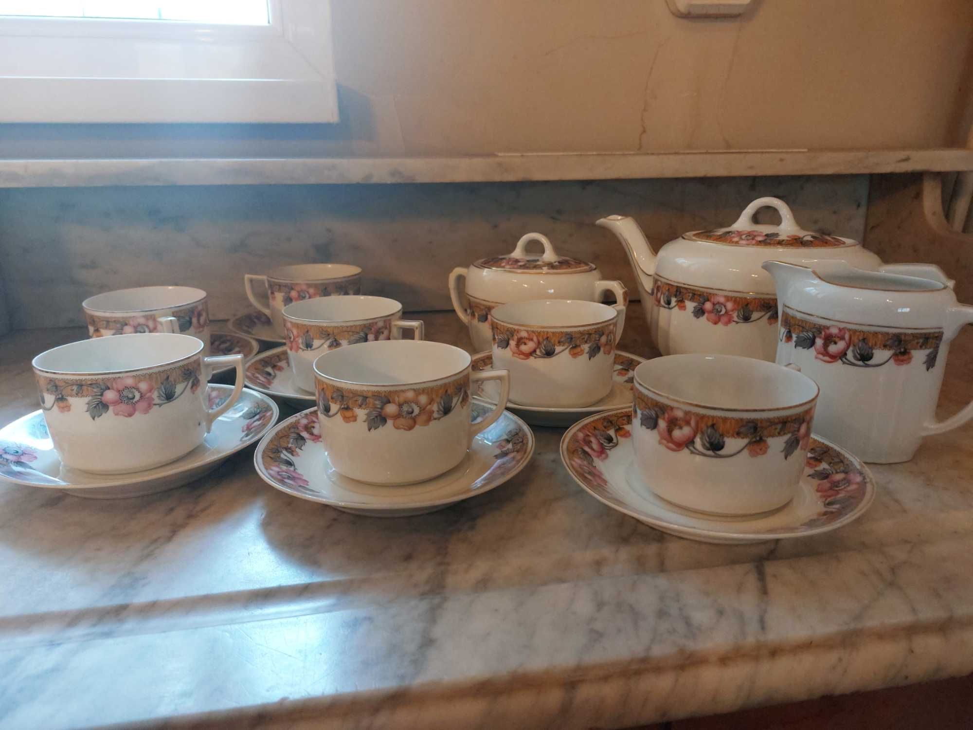 Сервиз за чай чешки порцелан