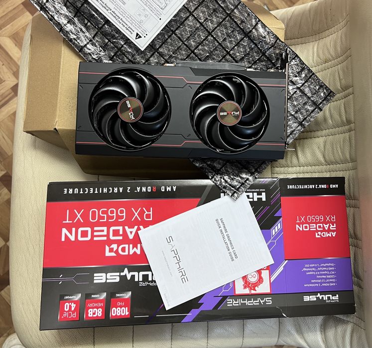 Placa Video AMD Radeon Sapphire Pulse RX 6650 XT Gaming OC 8GB GDDR6