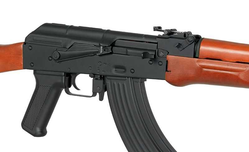 Pusca airsoft de asalt Kalashnikov AK74 EBB FULL METAL/lemn blow-back