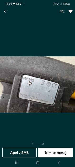 Presă de sertizat Rems mini- press 14V ACC.