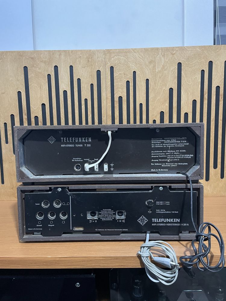 Vand / schimb amplificator telefunken hifi v 201a si tuner t 201