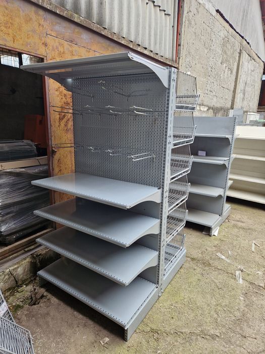 Raft de magazin metalic solid supermarket