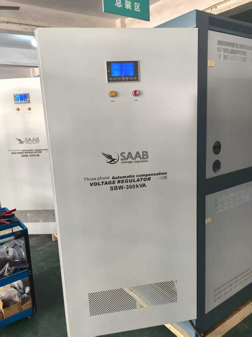 SAAB латорный стабилизатор/stabilizator/ 380В ОТ 30KW ДО 300 KW 3 фаза