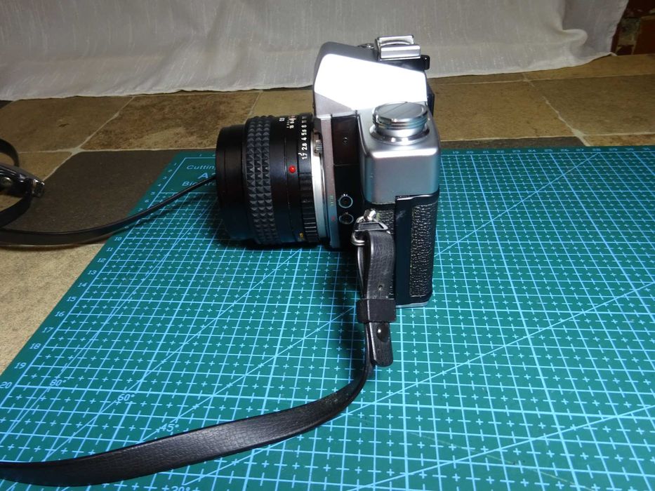 Aparat fotografiat vintage pe film 35mm Minolta SRT101b /Rokkor 50mm