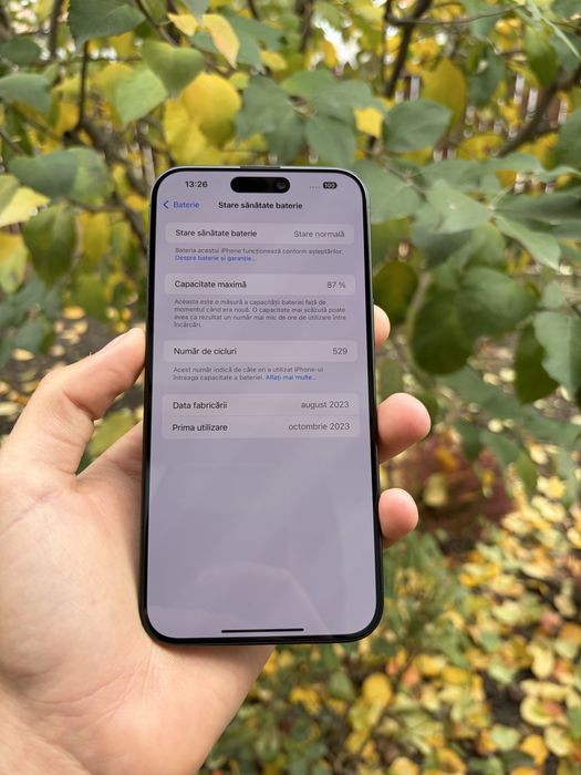 Vand iPhone 15 PRO MAX impecabil 1 TB memorie