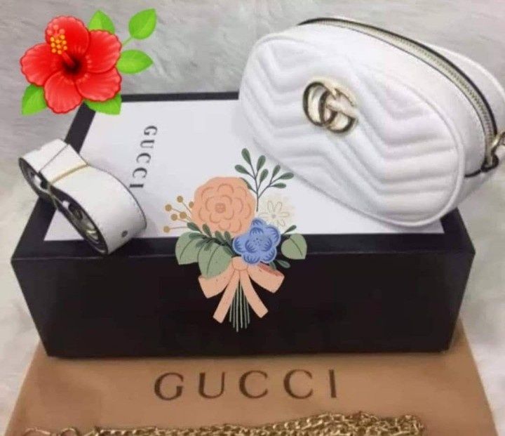 Borseta/geantă mini,lant detașabil, saculet, etichetă