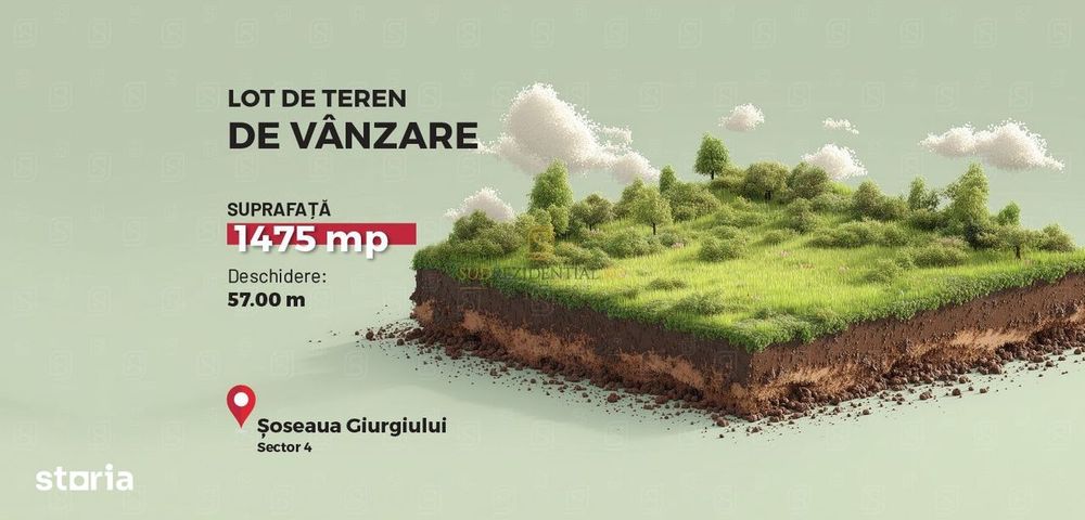 Teren 1.475 mp,  Ideal dezvoltare imobiliara, Str. N.D. Cocea