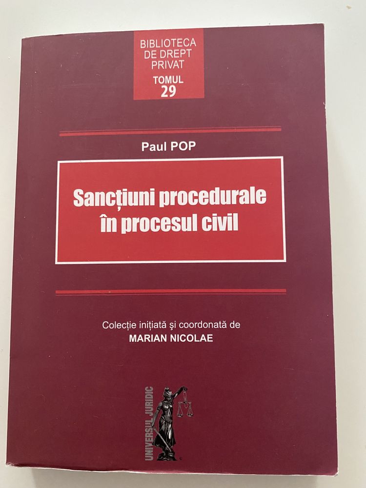 Sanctiuni procedurale in procesul civil - Paul Pop