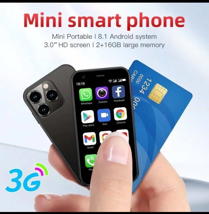 Telefon smartphone mini android 8.1 3G dual sim nou sigilat