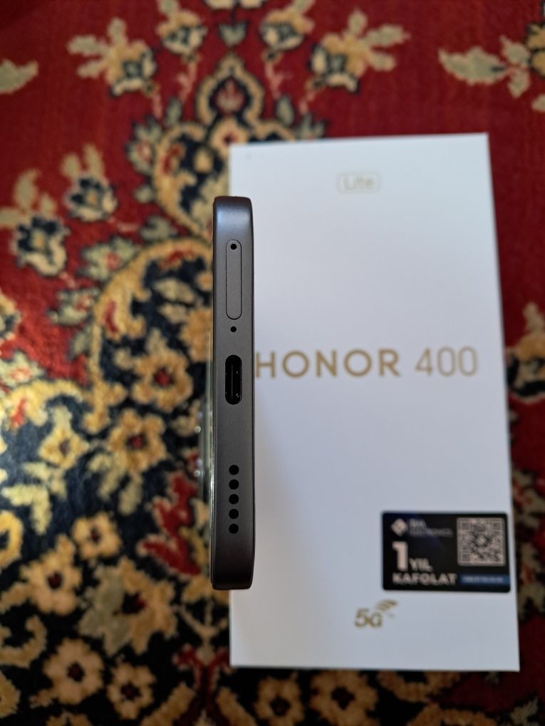 Honor 400 Lite чёрный 8/256 gb + рюкзак honor в подарок